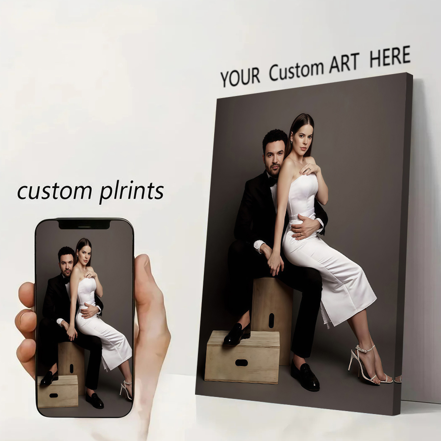 Home Textiles & Furnishings - Poster su Tela Personalizzato con Stampa