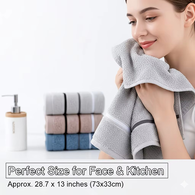1 confezione di asciugamani mo - Home Textiles Face Towel recensione e prezzo