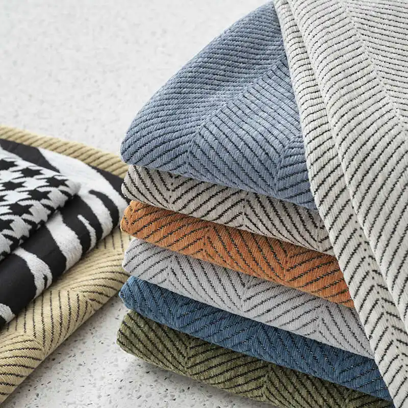 Tessuto per Divano in Ciniglia - Wool Blanket Herringbone recensione e prezzo