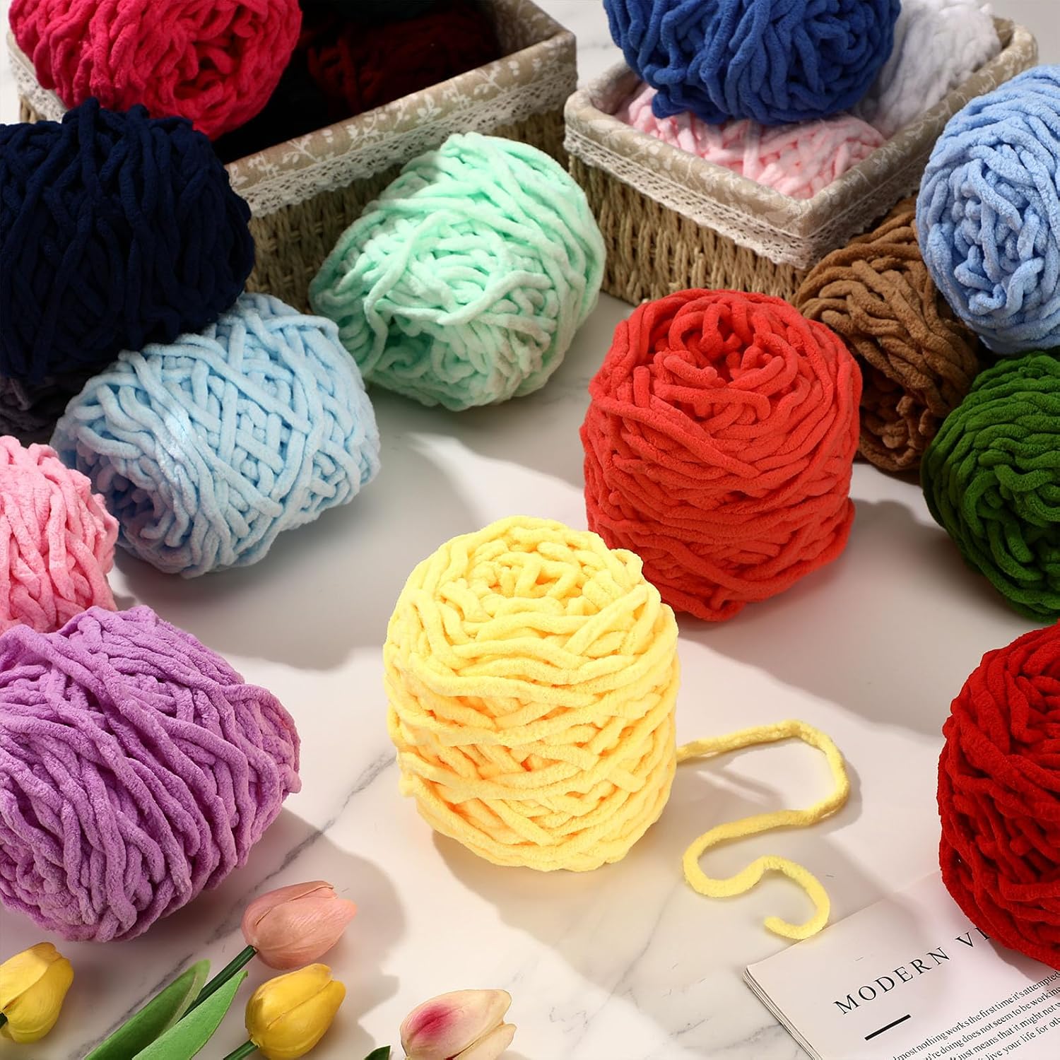 3 Pezzi 300g Filato Chenille M - Wool Blanket Herringbone recensione e prezzo