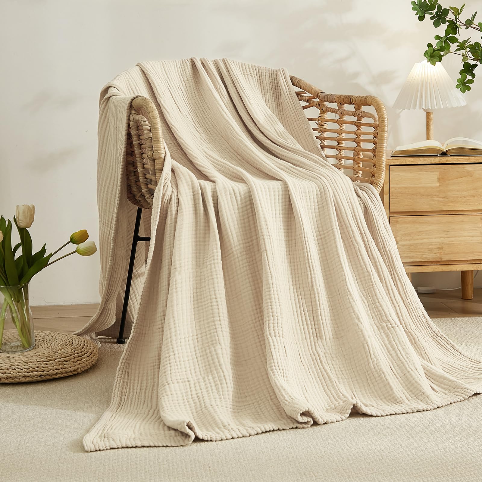 Coperta in cotone 100% per let - Wool Blanket Herringbone recensione e prezzo