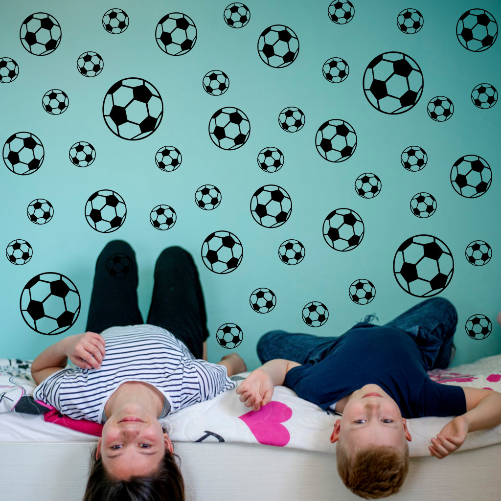 43 pezzi adesivi murali calcio - Home Textiles Perth recensione e prezzo