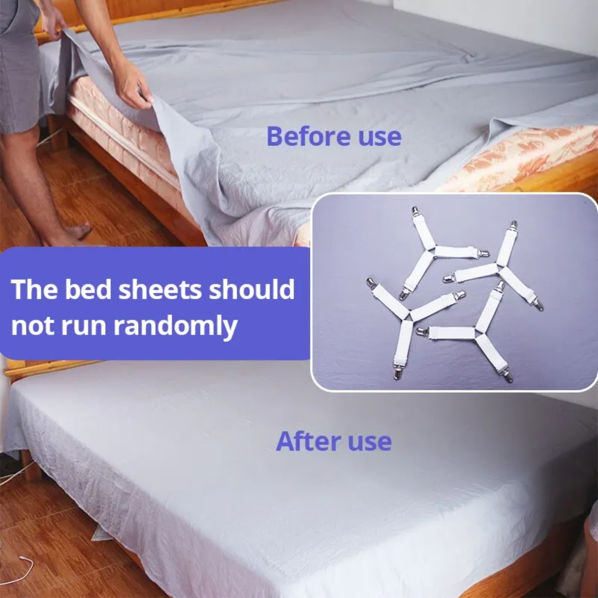 Clip regolabili per lenzuola,  - Fitted Sheet Deep recensione e prezzo