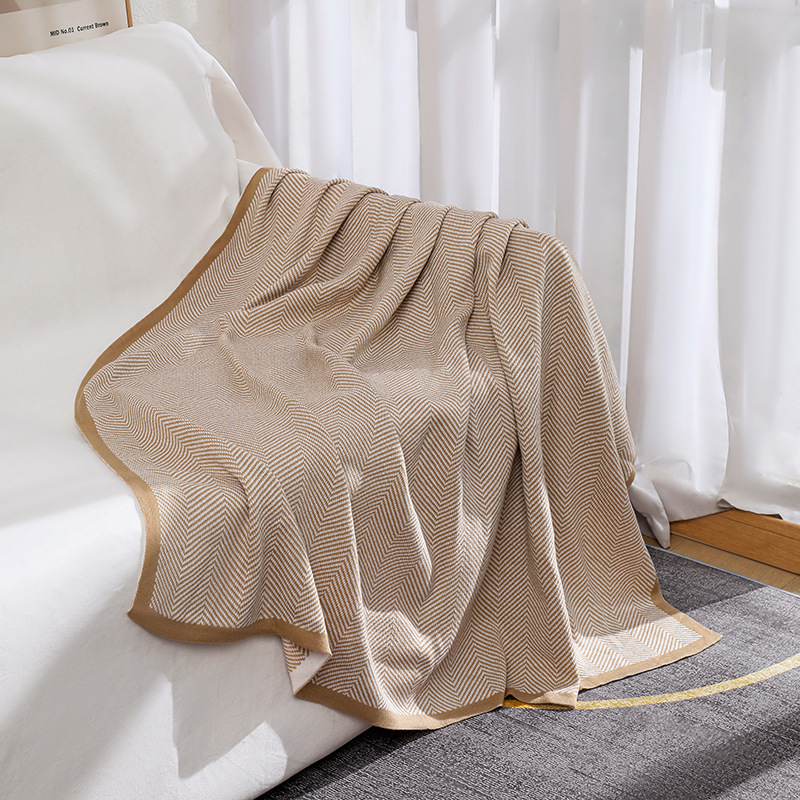 Coperta lavorata a maglia stil - Wool Blanket Herringbone recensione e prezzo