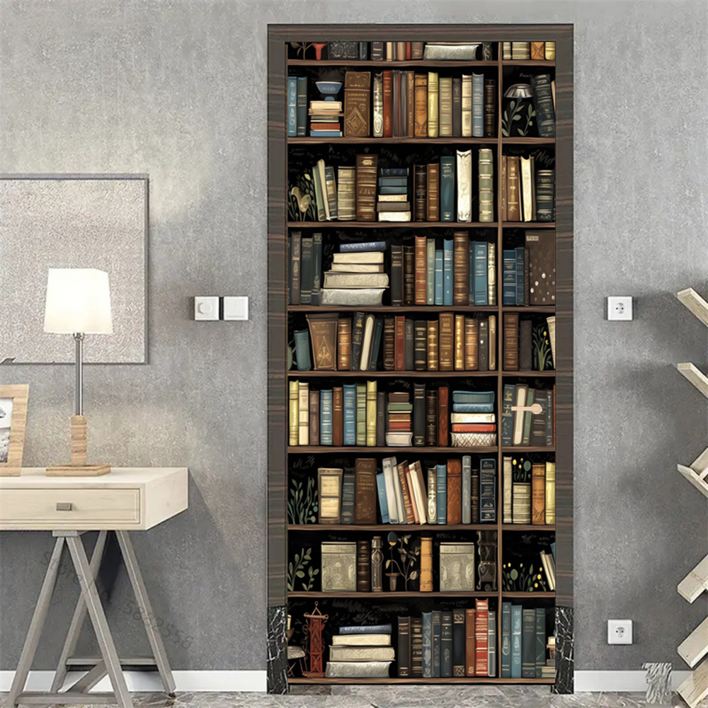 Wooden Door Mural Decal Sticke - Home Textiles Perth recensione e prezzo