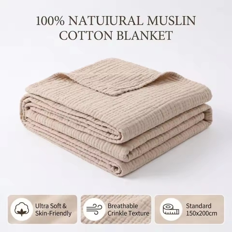 Coperta in garza di cotone 100 - Wool Blanket Herringbone recensione e prezzo
