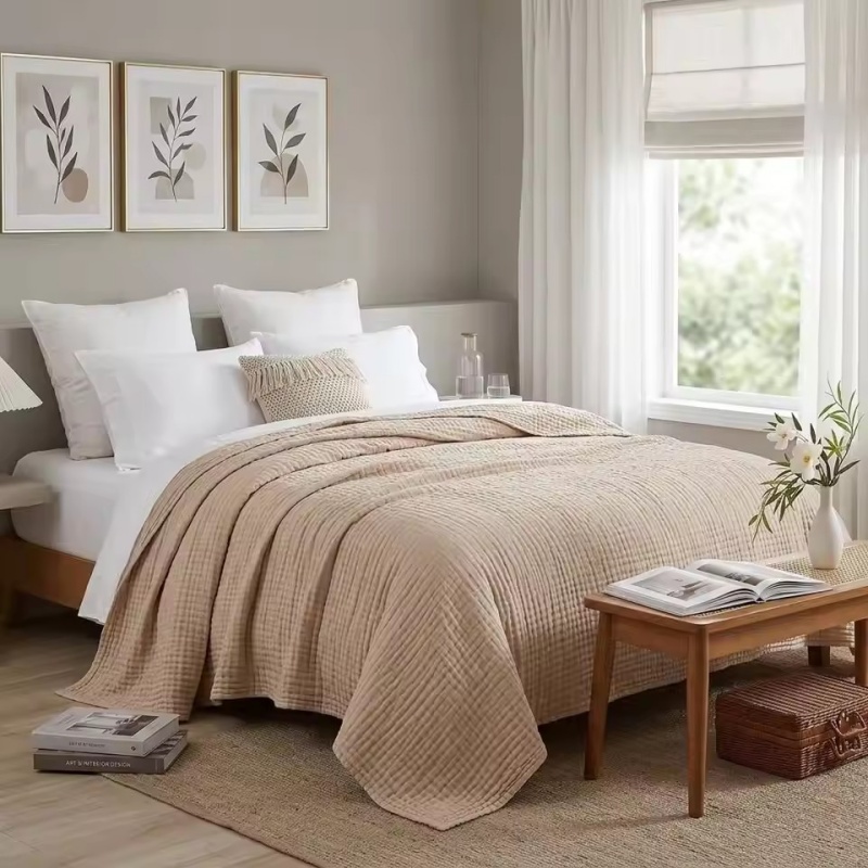 Coperta in garza di cotone 100 - Wool Blanket Herringbone recensione e prezzo