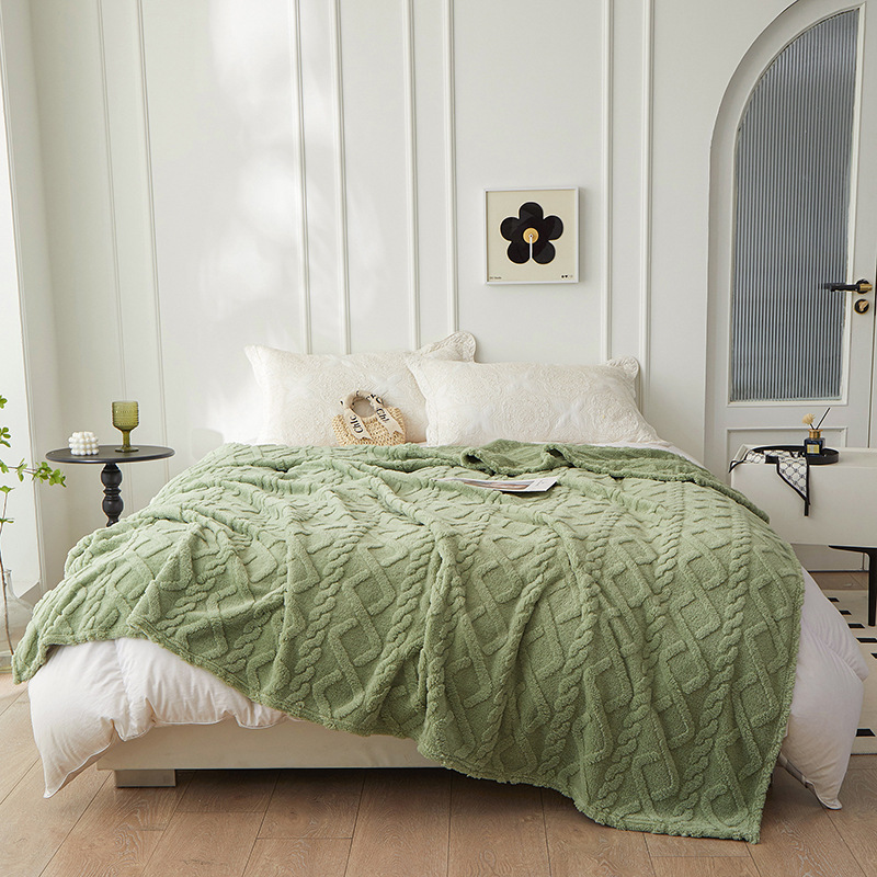 Nuova Coperta Jacquard a Rombi - Wool Blanket Herringbone recensione e prezzo