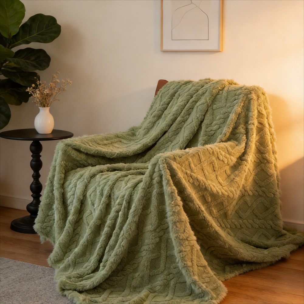Nuova Coperta Jacquard a Rombi - Wool Blanket Herringbone recensione e prezzo