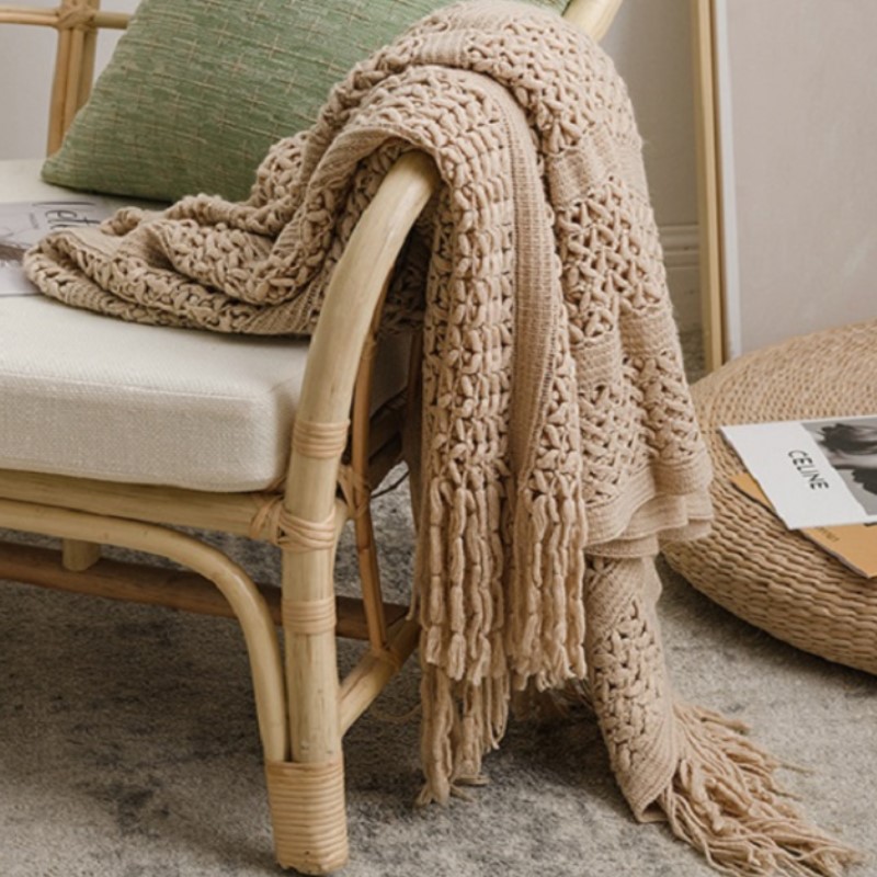 Coperta Nordica all'Uncinetto  - Wool Blanket Herringbone recensione e prezzo
