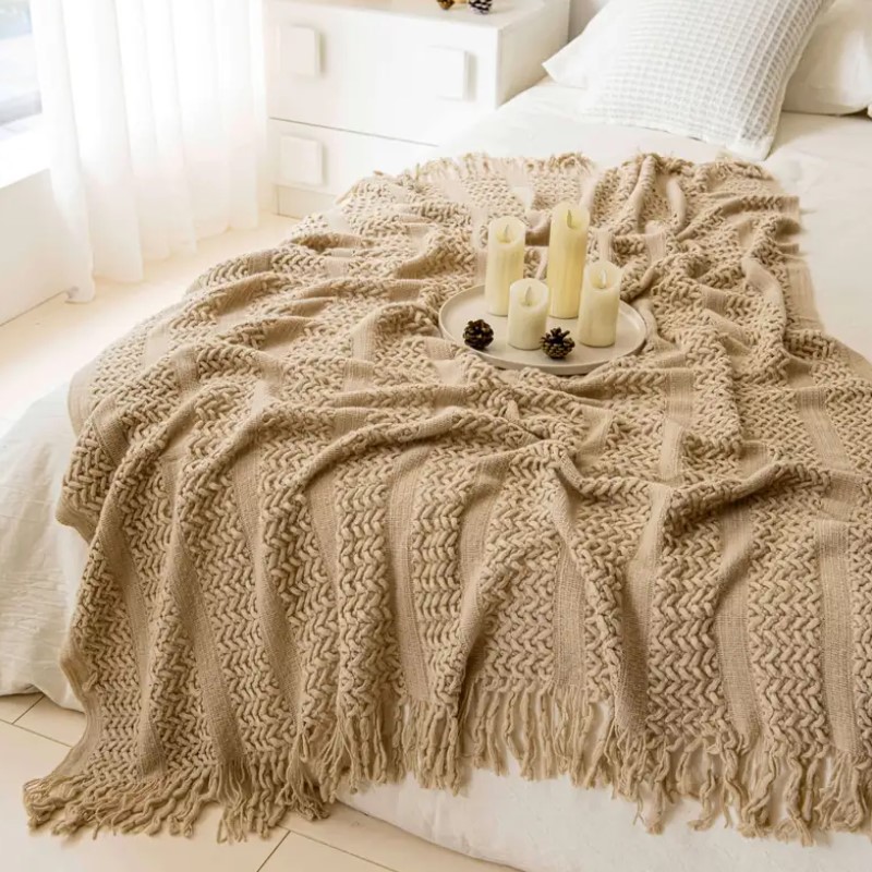 Coperta Nordica all'Uncinetto  - Wool Blanket Herringbone recensione e prezzo
