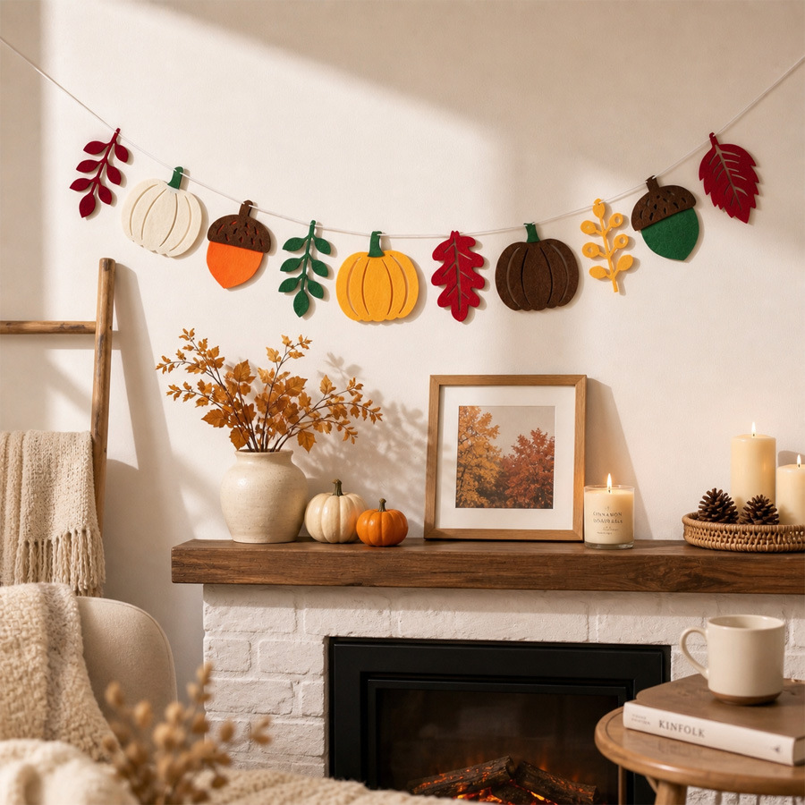 Bandiera Autunnale con Foglie  - Home Textiles Usa recensione e prezzo