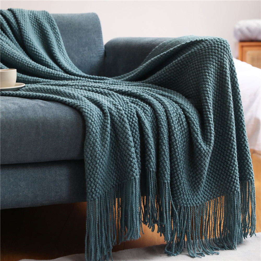 Coperta in maglia spessa decor - Wool Blanket Herringbone recensione e prezzo
