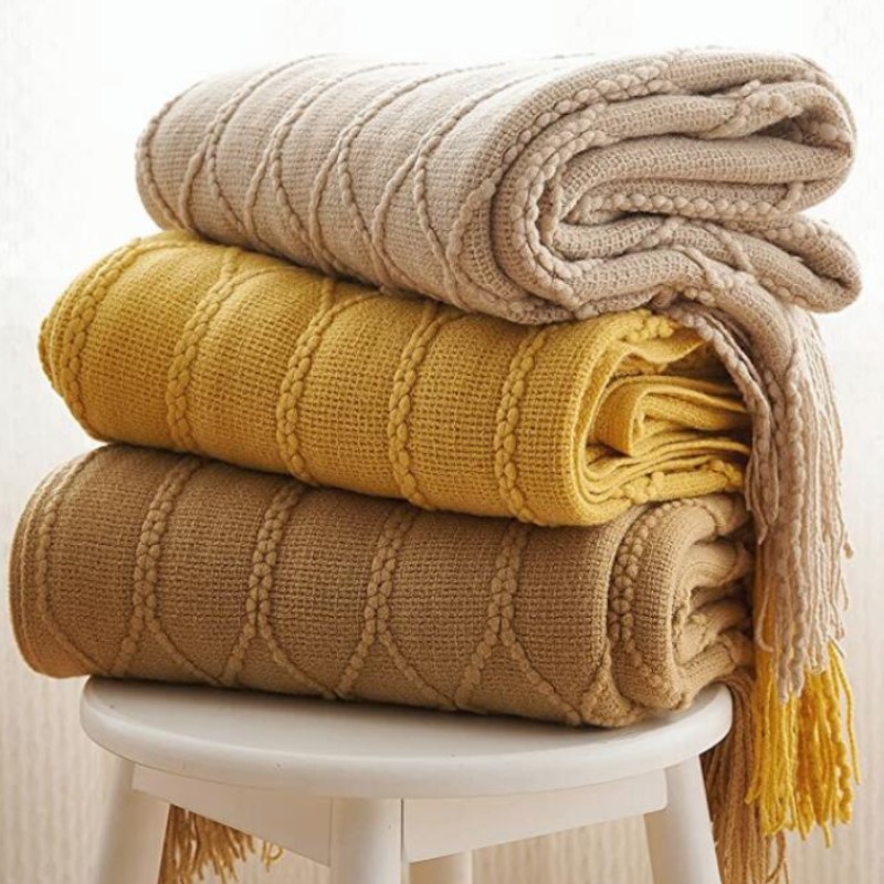 Coperta da tiro in tessuto Boh - Wool Blanket Herringbone recensione e prezzo