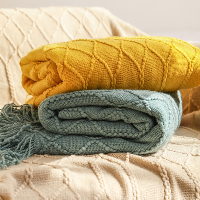 Coperta da tiro in tessuto Boh - Wool Blanket Herringbone recensione e prezzo